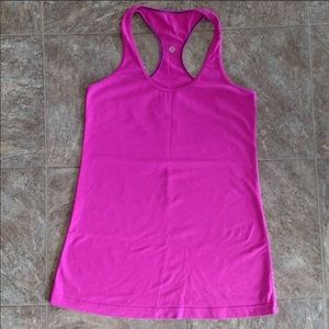 Lululemon Hot Pink Cool Racerback Tank Top